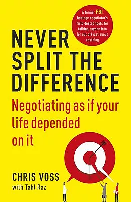 NEW BOOK Never Split The Difference By Voss Chris (2017) • $24.66