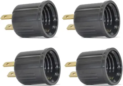 Outlet To Socket Adapter Plug In Light Socket Convert Outlet To Light Bulb Sock • $11.92