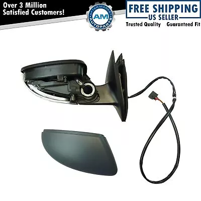 Exterior Power Heated Turn Signal Mirror Black Smooth RH Side For Passat New • $87.73