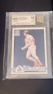 2000 Pacific Paramount #198 Mark McGwire BCCG 10 Game Used Bat Relic • $39.99