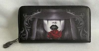 $31.34 • Buy DGA Day Of The Dead Homies Lowrider Chola Style Women's Zipper Clutch Wallet 