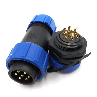 SP21 7Pin Electrical Wire Connecting 7Pin Panel Mount Connector Plug And Socket • $5.53