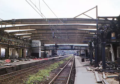 Original 35mm Slide: Sheffield Victoria Desolation 1980 • £4.99