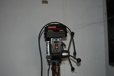 Craftsman 15 Inch Drill Press 1 HP 12 Speed 5/8 Chuck Table Tilts 45 D. Used • $325