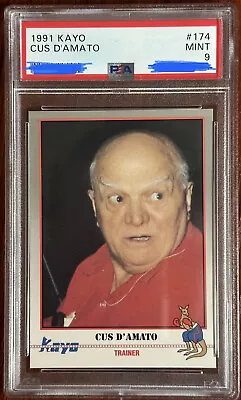 1991 Kayo Cards Cus D’Amato #174 ( Mike Tyson Trainer)  PSA 9 • $25.99