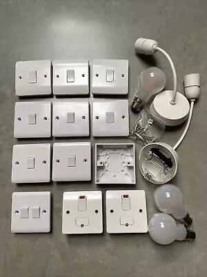 Electric / Light Switches & Pendants Joblot • £32