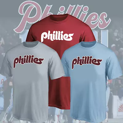 Philadelphia Phillies 2023 Post Season |Red October | Retro Phillies Logo Shirt • $10.99