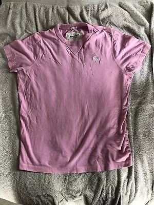 Abercrombie & Fitch Mens XL Muscle T Shirt Pink • £5