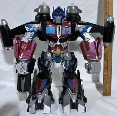 2008 Hasbro Optimus Prime Mega Power Bot Transformers Lights Talking Figure Toy • $15