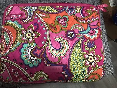 Vera Bradley Large Laptop Sleeve Computer Bag 11  X 13” VA VA BLOOM Floral • $19.90