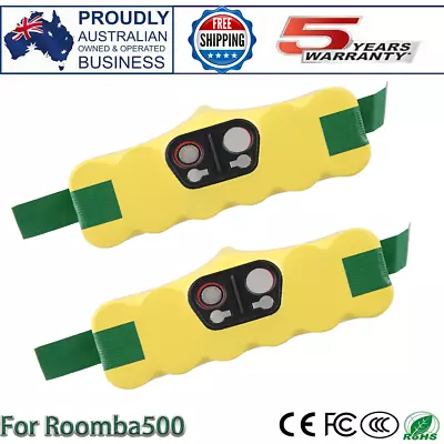 2pack 5.2Ah 14.4V Battery For IRobot Roomba 500 Ni-MH 690 650 805 Vacuum Cleaner • $49.98