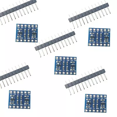 5x Dual Channel 2 IIC I2C Logic Level Converter Translator 5V 3.3V Voltage Board • $9.39