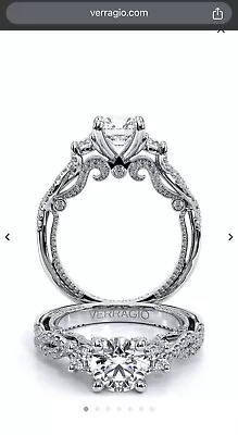 Verragio Engagement Ring18k White Gold Insignia 7074R • $5500