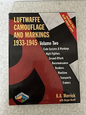 Luftwaffe Camouflage And Markings 1933-1945 Volume Two • £70