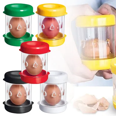 Egg Shell Separator Hand Crank Egg Sheller Cooked Egg Sheller Kitchen Tools • £5.69