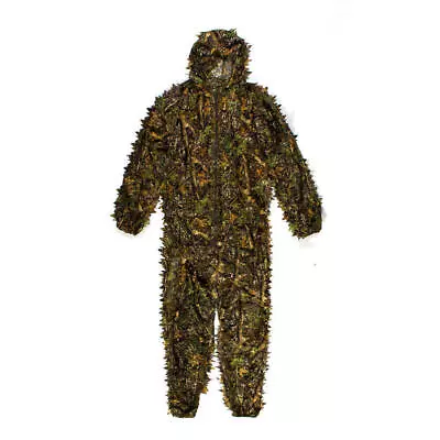 Gillie Ghillie Suit Woodland Camo Camouflage Hunting Archery 3D Jungle   • £19.24