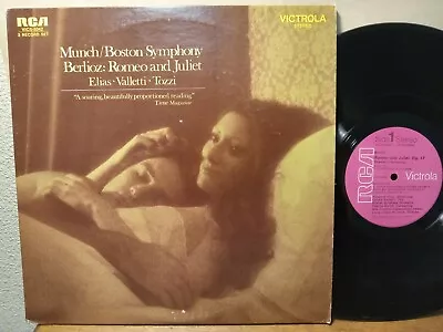 Munch Boston Symp. Berlioz Romeo And Juliet 2 LP Set NM RCA Victrola VICS-6042 • $10