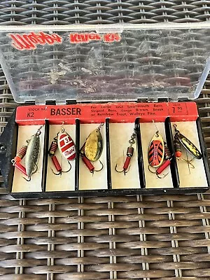 Vintage Mepps Basser K2 Killer Set. 6 Fishing Lure Kit New • $29.99