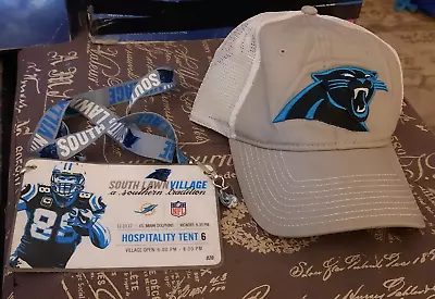 NFL Pro Line Fanatics CAROLINA PANTHER Hat Cap W/ Collectible Pass & Lanyard • $5