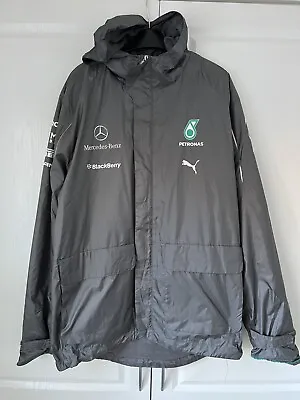 PUMA Mercedes AMG Petronas F1  Men's Team Jacket Dark Shadow • £45