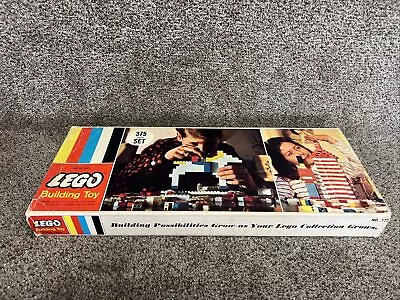 Lego No. 375 Building Toy Vtg 1960s Bricks Set W/ Box • $44.99