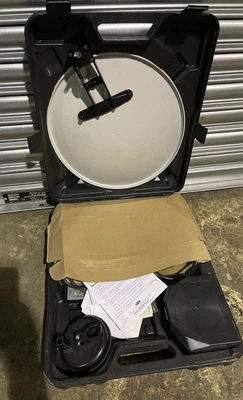 £49.99 • Buy Porty Portable Digital Satellite Receiver Box And Dish Camper Caravan