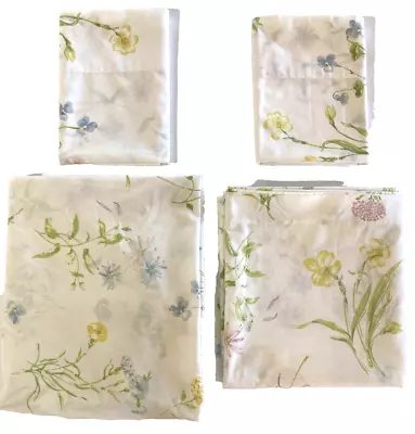 Vintage Springmaid Wondercale Queen Flat&Fitted Sheets 2 Kg Pillowcases VGUC • $28.50