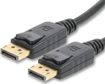 Quality 1m DisplayPort Cable 1 Metre Laptop PC To TV / Monitor Lead 4k • £5.92