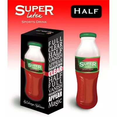 VANISHING SUPER LATEX SPORTS DRINK Magic Trick Comedy Fake Half Rubber Bottle  • $48.79
