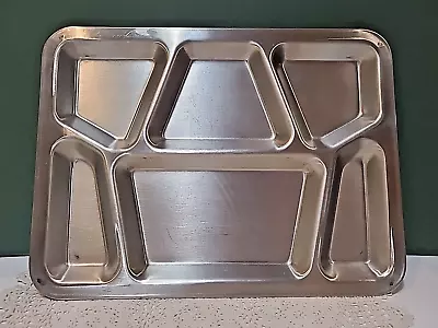 FOUR Mess Tray Stainless Metal US Military Serving Tray Carrollton Dated 1943 • $46.50