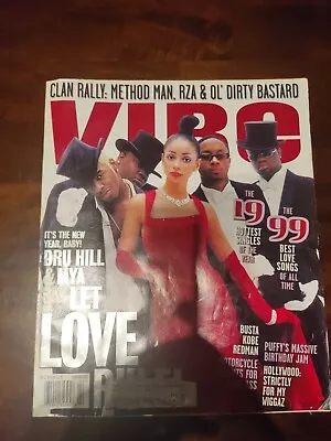 VIBE Magazine February 1999 Dru Hill & Mya Say Let LOVE It's The New Year Baby • $6