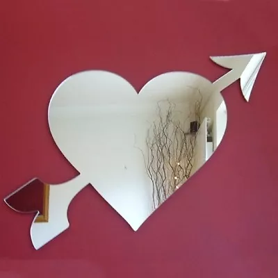 Heart & Arrow Acrylic Mirror (Several Sizes Available) • $61.89