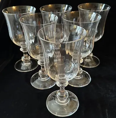 Mikasa French Countryside Water Iced Tea Blown Glass Goblets Set/6 Excellent • $90
