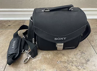 SONY HANDYCAM Video Camera Camcorder Soft Carrying Case Bag  BAG ONLY • $30