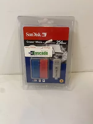 SanDisk 256MB Cruzer Micro Flash Drive - 256 MB - USB - NEW RARE SDCZ4-256-A10 • $20