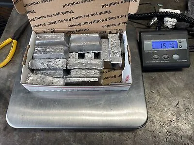 15 Lbs Lead Ingots • $43.95