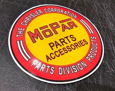 Mopar Parts Vintage Drag Racing HEMI 426 Sticker Decal NHRA Rat Rod Street Rod • $3.50