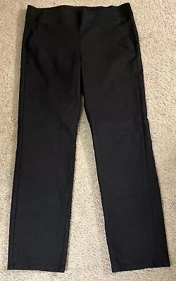 EUC~Simply Vera Wang~Skinny Ankle Pant/Legging~Mid Rise~Women's Med~Black/Gray • $14.99