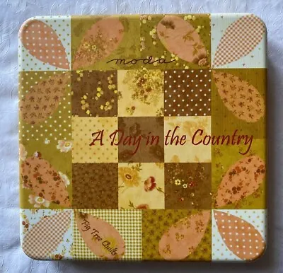 Moda “The Tin Box Sampler Series” “A Day In The Country” Fig Tree Mini Quilt Kit • $25