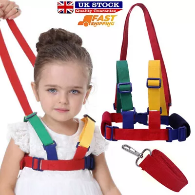 Baby Toddler Anti Lost Safety Harness Children Walking Leash Belt Strap Rope UK • £6.45