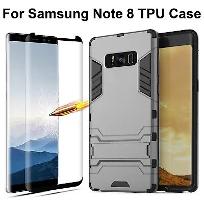 $13.29 • Buy For Samsung Galaxy Note 8 Armor Hard Case With Kickstand Clip / Screen Protector