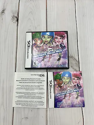 Nintendo DS Monster High Skultimate Roller Maze Case & Booklet ONLY (NO GAME!!) • $4.87