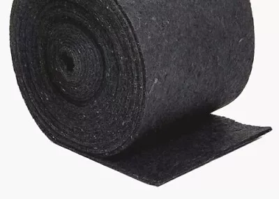 £0.99 • Buy BLACK NATURAL WOOL Hanging Basket Liner 1M 5M 10M ROLL 100CM 1M WIDE Plant Pot)