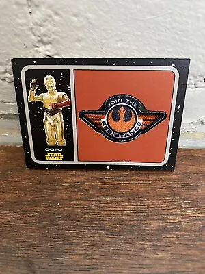 Topps 2015 Star Wars Journey To The Force Awakens Patch Card C-3PO P-4 • $5.99