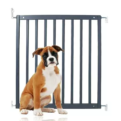 £36.90 • Buy Dog Gate Wood Child Gate Screw Fit Safety Guard Grey 72-79cm | Bettacare