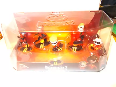 2018 Incredibles 2 Family Figurine Pack Jakks Pacific Inc. Disney Pixar  NOS • $14.99