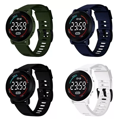 Waterproof Digital Electronic Watch Sports LED Watches Adjustable For Men Women • $11.48