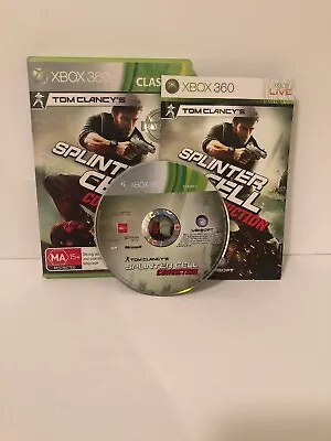 Tom Clancy's Splinter Cell Conviction Xbox 360 Game Rated MA PAL Includes Manual • $12.99