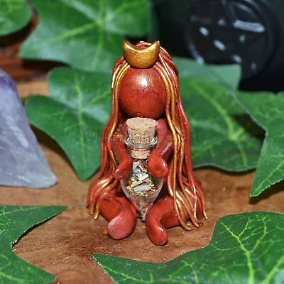 Pagan Goddess Figurine Mini Statue Spell Bottle Altar Decoration Gift Healing • £15