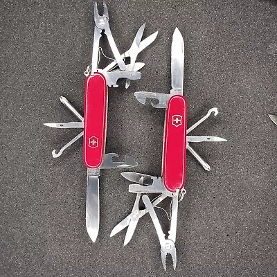 Victorinox Pair Deluxe Tinker Swiss Army Knives  • $74.95